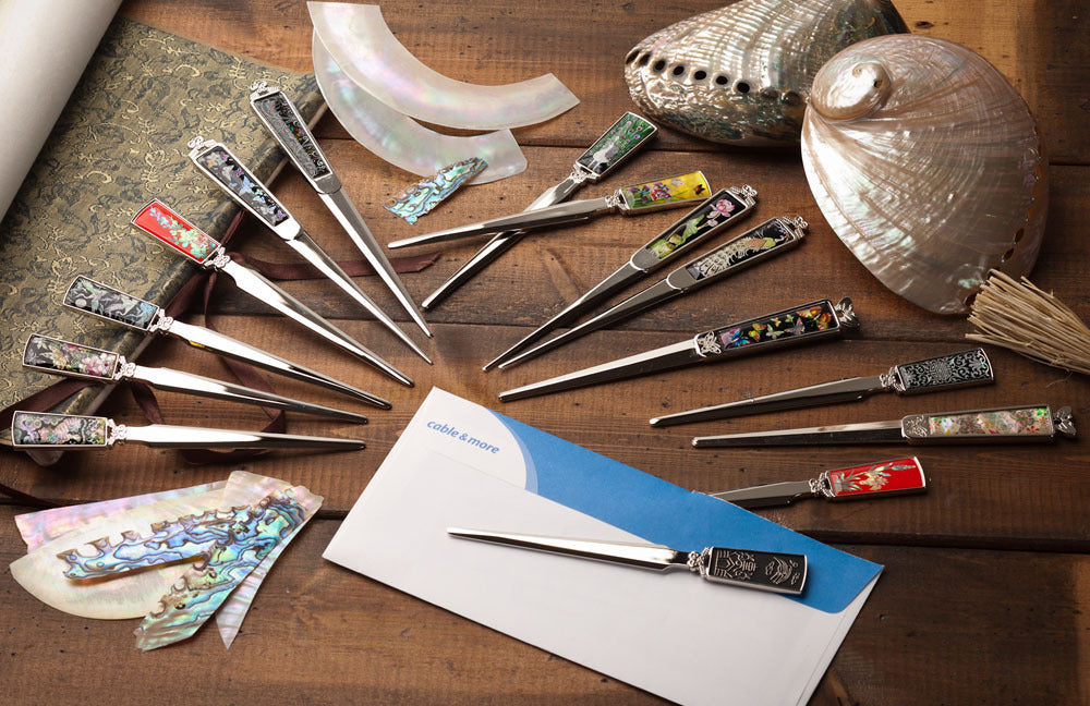 MOP Longevity Desk Letter Opener Gift Metal Sword Blade Envelope Cutter Slitter