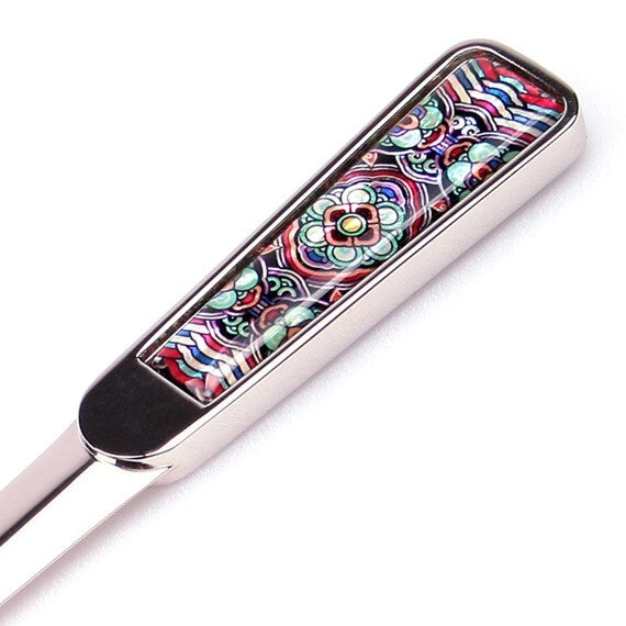 Mother of Pearl Metal Sword Blade Desk Envelope Letter Opener Cutter Slitter