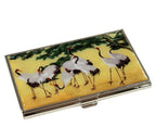 MOP Bird Metal RFID Block Business Credit Name ID Man Card Case Pocket Holder