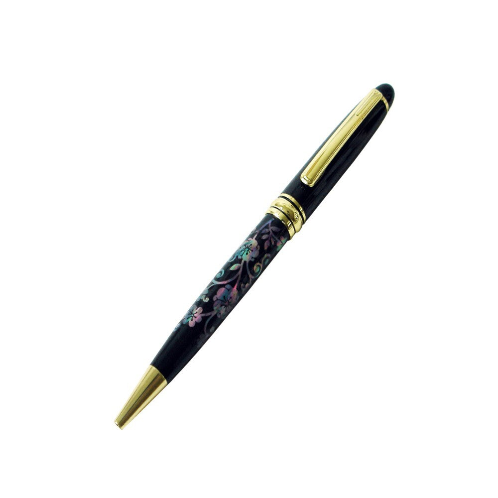 Mother of Pearl Retractable Flower Luxury Handmade Executive Gift Ballpoint Pen