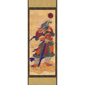 Chinese Zodiac 12 Animals Dragon Wall Decor Hanging Scroll Painting