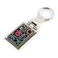 Korean Hangeul Alphabet Mother of Pearl Keychain & Bag Charm – Metal Premium Korean Craft