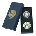Mother of Pearl Set of 2 Black Golf Ball Marker with Arabesque and Korean Monster Design