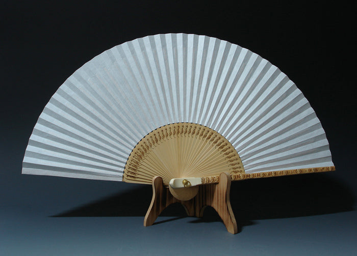 Premium White Korean Mulberry Paper Folding Fan