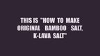 K-LAVA 9x Purple Bamboo Salt Crystal (70g) – Rare Korean Gourmet Salt