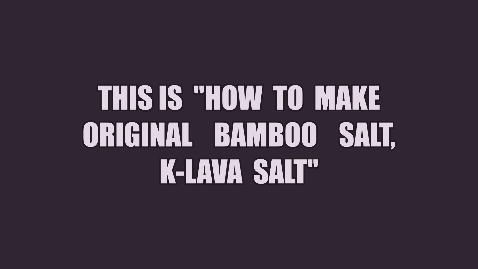 K-LAVA 9x Purple Bamboo Salt Crystal (70g) – Rare Korean Gourmet Salt